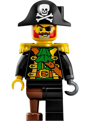 Lego, Minifigure, Idea, Captain Redbeard, Idea065