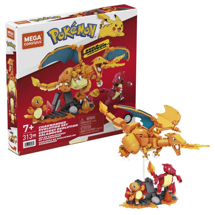 Mega Block, Set, Sealed, Pokémon, CHARMANDER EVOLUTION SET, HFG060