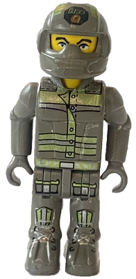 Lego, Minifigure, 4 Juniors, Jack Stone, Res-Q - Closed Faced Helmet, JS010