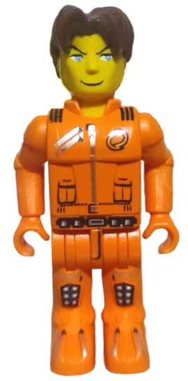 Lego, Minifigure, 4 Juniors, Jack Stone - Orange Jacket, JS025