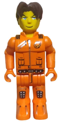 Lego, Minifigure, 4 Juniors, Jack Stone - Orange Jacket, JS025