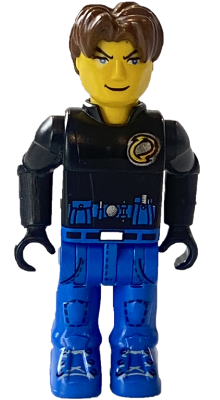 Lego, Minifigure, 4 Juniors, Jack Stone - Black Jacket, Blue Legs, JS028