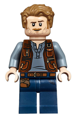 Lego, Minifigure, Jurassic World, Owen Grady, JW023