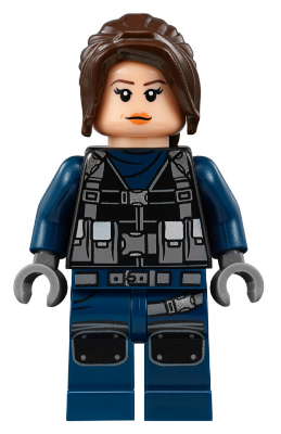 Lego, Minifigure, Jurassic World, Guard, Female, JW034