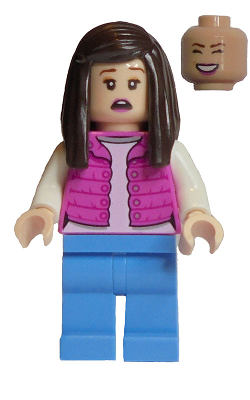 Lego, Minifigure, Jurassic World, Tourist, Pink Jacket, JW051