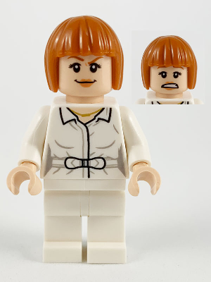 Lego, Minifigure, Jurassic World, Claire Dearing, White Shirt Closed, JW062