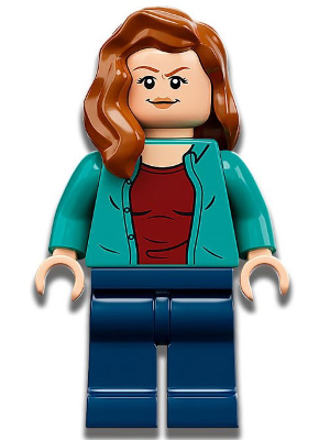 Lego, Minifigure, Jurassic World, Dominion, Claire Dearing, Dark Turquoise Shirt, JW079