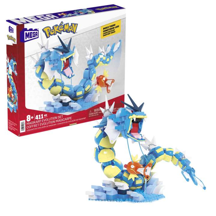 Mega Block, Set, Sealed, Pokémon, MAGIKARP EVOLUTION SET, HNT95