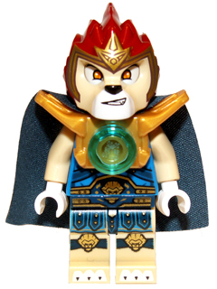 Lego, Minifigure, Legends of Chima, Laval - Light Armor, Cape, LOC011