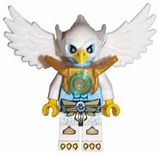 Lego, Minifigure, Legends of Chima, Ewar - Pearl Gold Armor, LOC014