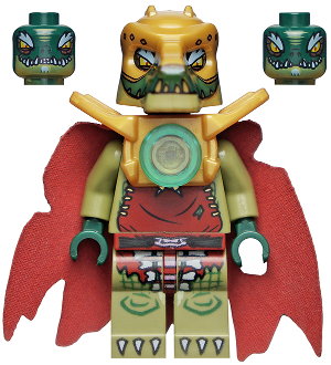 Lego, Minifigure, Legends of Chima, Crominus, Tattered Cape, LOC023