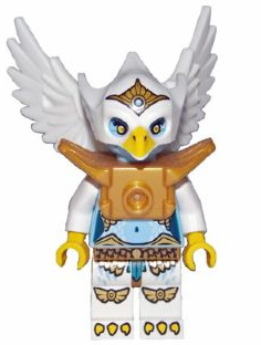 Lego, Minifigure, Legends of Chima, Eris - Pearl Gold Armor, LOC032