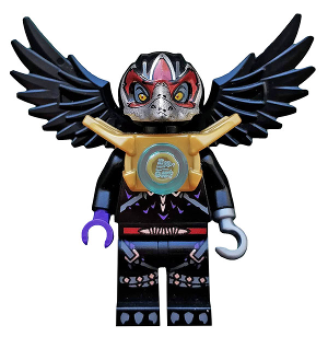 Lego, Minifigure, Legends of Chima, Razar - Pearl Gold Armor, LOC042