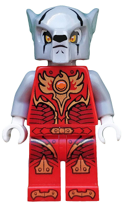 Lego, Minifigure, Legends of Chima, Worriz - Fire Chi, loc100