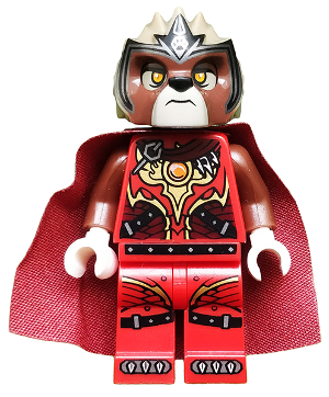 Lego, Minifigure, Legends of Chima, Lavertus - Fire Chi, Cape, loc114