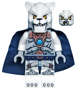 Lego, Minifigure, Legends of Chima, Sir Fangar - Dark Blue Cape, loc161