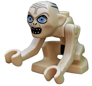 Lego, Minifigure, Lord of the Rings, Gollum, LOR005