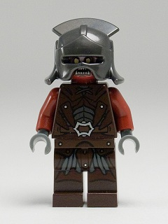 Lego, Minifigure, Lord of the Rings, The Hobbit, Uruk-hai, Helmet, LOR007