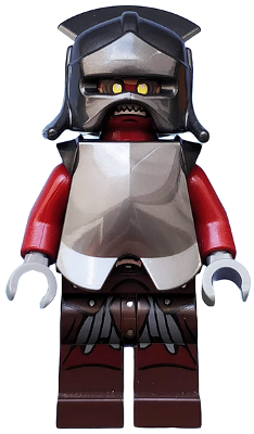 Lego, Minifigure, Lord of the Rings, The Hobbit, Uruk-hai, Helmet and Armor, LOR008