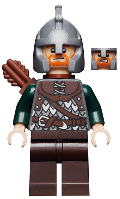 Lego, Minifigure, The Hobbit, Lord of the Rings, Rohan Soldier, LOR009