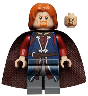 Lego, Minifigure, The Hobbit, Lord of the Rings, Boromir, Dark Bluish Gray Legs, LOR014