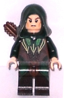 Lego, Minifigure, Lord of the Rings, Mirkwood Elf Archer, LOR078