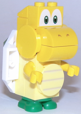 Lego, Minifigure, Super Mario Brothers, Koopa Troop, Scanner Code with Yellow Lines, MAR0037