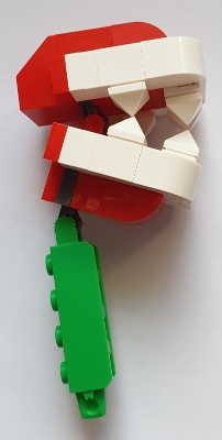 Lego, Minifigure, Super Mario Brothers, Piranha Plant - Hinge Brick, Mar0027