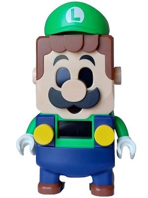 Lego, Minifigure, Super Mario Brothers, Luigi, Mar0062