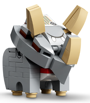 Lego, Minifigure, Super Mario Brothers, Reznor, MAR0077