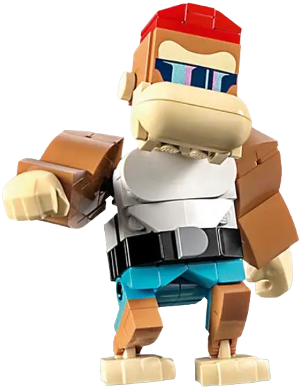 Lego, Minifigure, Super Mario Brothers, Funky Kong, Mar0165