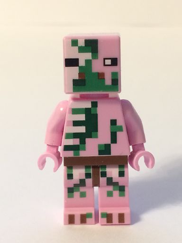 Lego, Minifigure, Minecraft, Zombie Pigman, MIN021