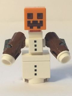 Lego, Minifigure, Minecraft, Snow Golem, MIN023