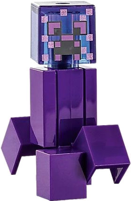 Lego, Minifigure, Minecraft, Creeper, Enchanted Creeper, MIN100