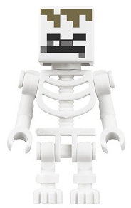 Lego, Minifigure, Minecraft, Skeleton, Minecraft Dungeons, min102