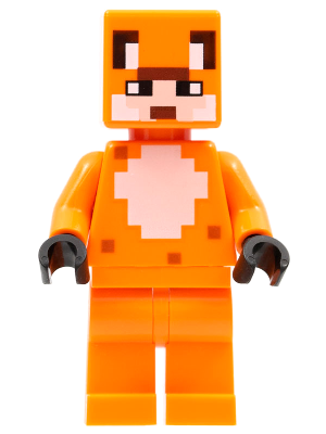 Lego, Minifigure, Minecraft, Fox Skin, MIN110