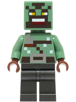 Lego, Minifigure, Minecraft, Orc Warrior, MIN163