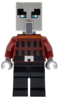 Lego, Minifigure, Minecraft, Illager (Pillager) - Narrow Eyes, MIN195