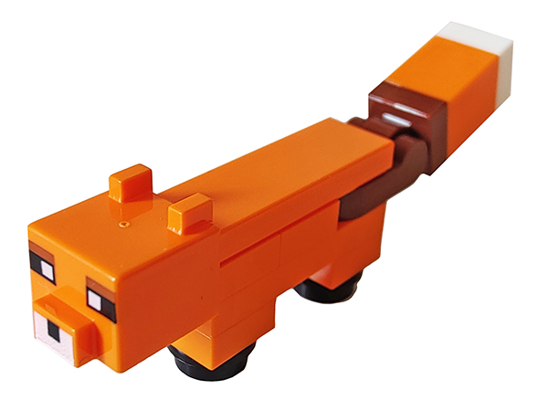 Lego, Minifigure, Minecraft, Minecraft Fox, - Brick Built, MINEFOX01