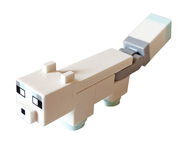 Lego, Minifigure, Minecraft, Minecraft Fox, Arctic - Brick Built, MINEFOX03