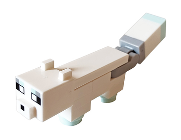 Lego, Minifigure, Minecraft, Minecraft Fox, Arctic - Brick Built, MINEFOX03