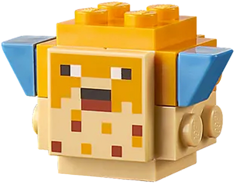 Lego, Minifigure, Minecraft, Animal, Minecraft Pufferfish, Inflated, Brick Built, minepufffish02