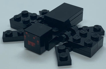 Lego, Minifigure, Minecraft, Minecraft Spider, Slim Abdomen, Brick Built, MINESPIDER04