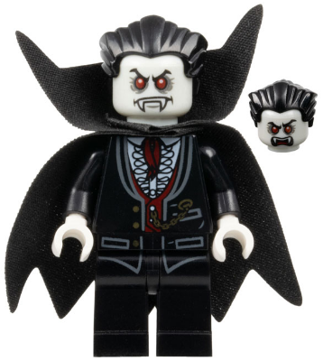 Lego, Minifigure, Monster Fighters, Lord Vampyre with Cape, MOF007