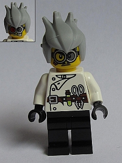 Lego, Minifigure, Monster Fighters, Crazy Scientist, MOF016