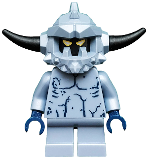 Lego, Minifigure, NEXO KNIGHTS, Stone Monster - Short Legs, Spiked Headgear, NEX108