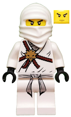 Lego, Minifigure, Ninjago, The Golden Weapons, Zane, NJO001