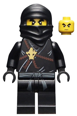 Lego, Minifigure, Ninjago, The Golden Weapons, Cole, NJO006