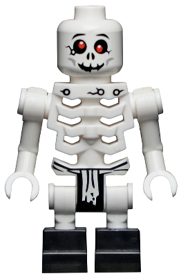 Lego, Minifigure, Ninjago, The Golden Weapons, Bonezai, NJO008