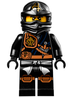 Lego, Minifigure, Ninjago, Cole (Jungle Robe) - Tournament of Elements, njo0124